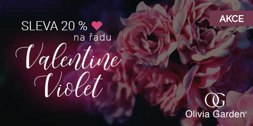 Akce na adu Olivia Garden Violet Valentine Edition -20%