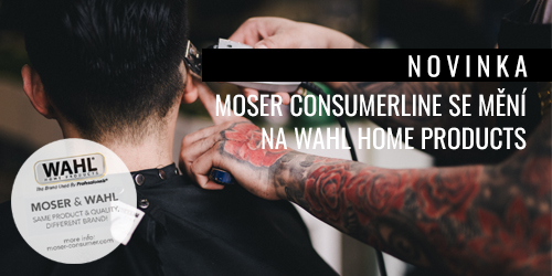 Novinky ve svte strojk na vlasy-Moser Consumerline se mn na WAHL Home Products