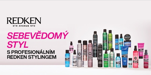 Najdte svj sebevdom styl s profesionlnm Redken stylingem