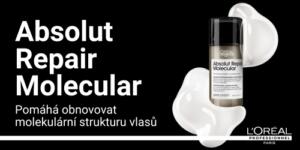 NOVINKA: Obnova molekulární struktury poškozených vlasů s Absolut Repair Molecular od L’Oréal Professionnel