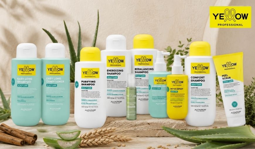Tr�p� v�s lupy, pad�n� nebo mastn� vlasy? Objevte �adu Yellow Scalp Care